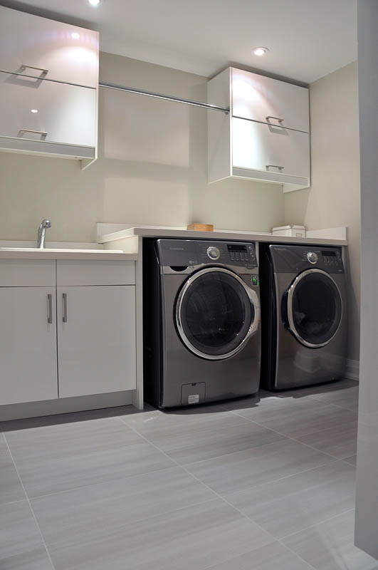 Downtown toronto Renovation laundry room woodsmith construction