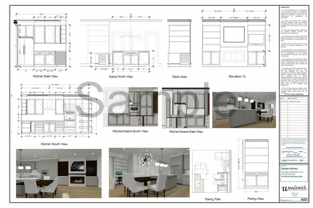 sample kitchen design