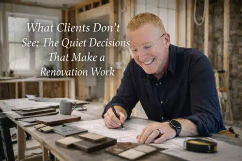 Woodsmith Construction Chris handles details